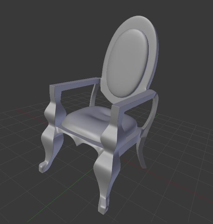 wooden chair preview image 1